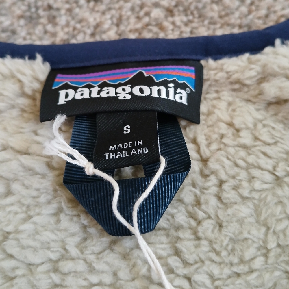Patagonia Los Gatos Crew El Cap Khaki Pullover Fleece Men's Size Small (NWT) - Picture 3 of 7